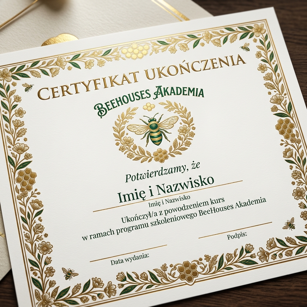 Certyfikat BeeHouses Academy